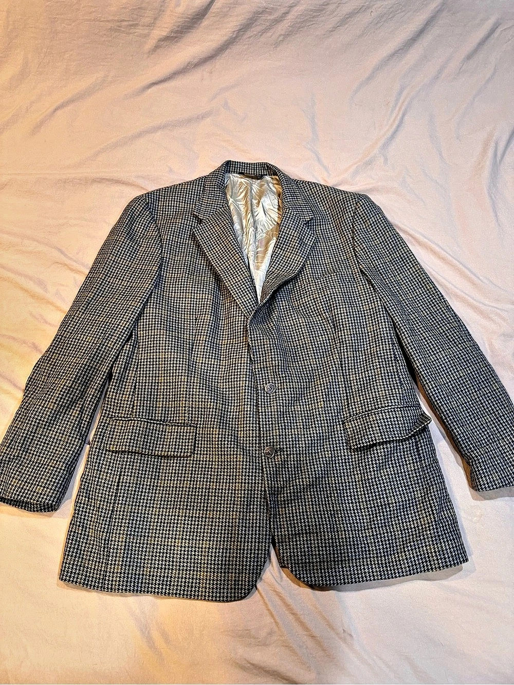 Brooks Brothers Houndstooth Sport Coat Size 46R